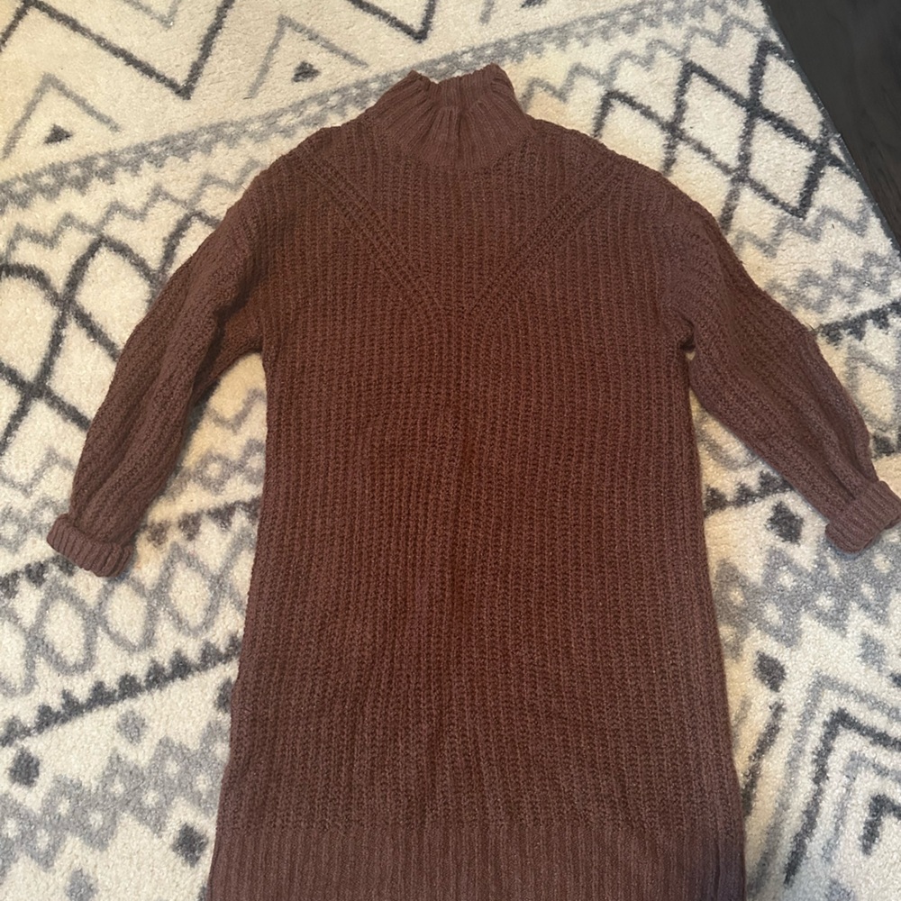 Brown old navy sweater dress